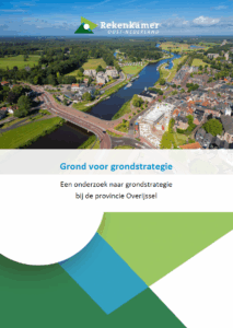 voorzijde Bestuurlijke Nota Grondstrategie provincie Overijssel 'Grond voor Grondstrategie'