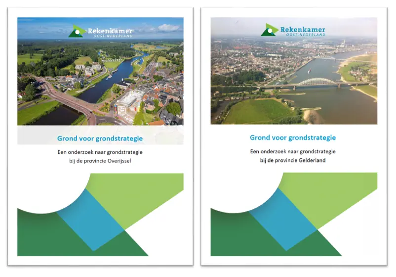 voorzijde bestuurlijke nota's Overijssel en Gelderland