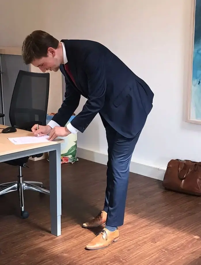 Onze nieuwe collega Olivier Stortelder is officieel beëdigd